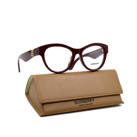 BURBERRY BE2404F 4119 BURGUNDY AUTHENTIC EYEGLASSES FRAME - Picture 1 of 12